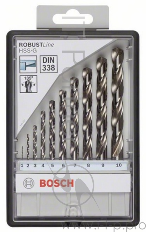 Bosch Bosch 2607010535 10 СВЕРЛ HSS-G. ЗАТОЧКА 135. ROBUST LINE