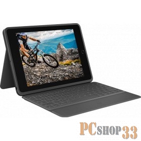 Клавиатура-чехол LOGITECH Rugged Folio - GRAPHITE - RUS - INTNL - OTHERS