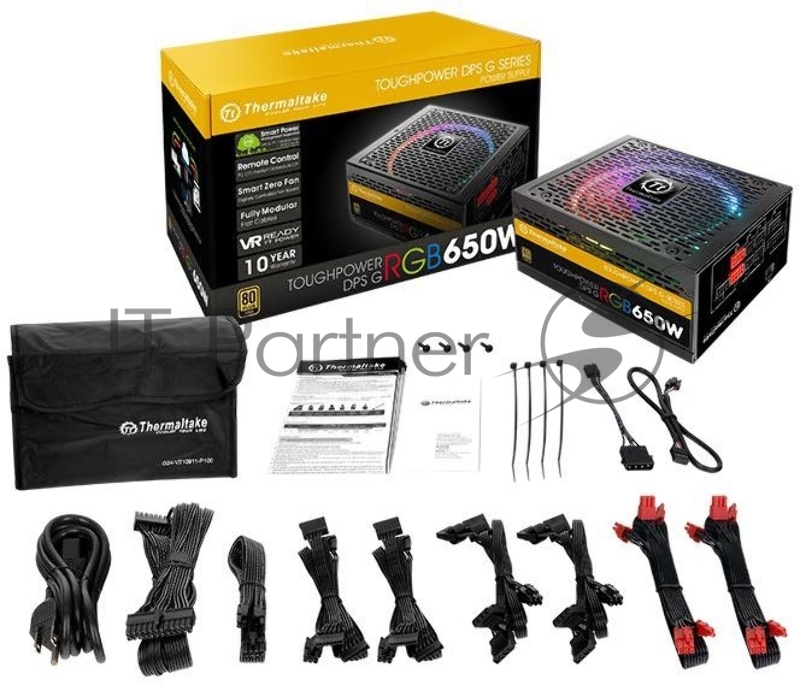Блок питания PS-TPG-0650DPCGEU-G ToughpowerGrand/Digital/650W/A 2.3 & EPS 2.92/A-PFC/14cm/EU/80Plus Gold RTL{2}