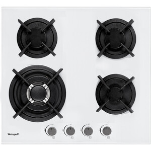 Газовая варочная поверхность Weissgauff HGG 640 WG белый