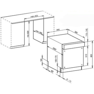 Полновстраиваемая посудомоечная машина Kaiser S 45 I 83 XL