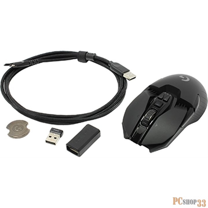 Оптическая мышь Logitech G903 Play Advanced 910-005084, беспров., 9кн.+скр., черный (USB)
