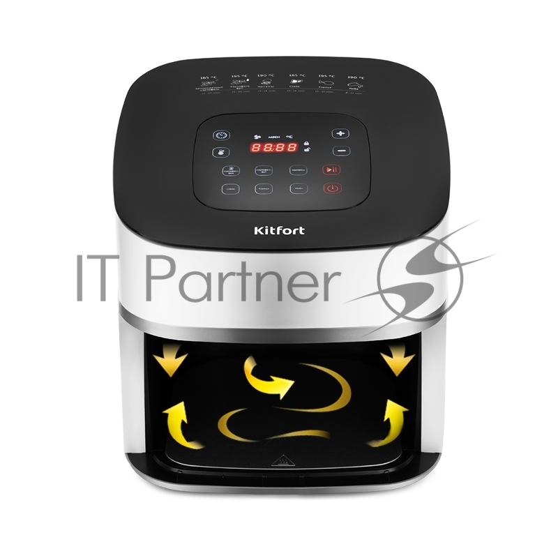 Аэрогриль Kitfort KT-2217 1500Вт белый/черный