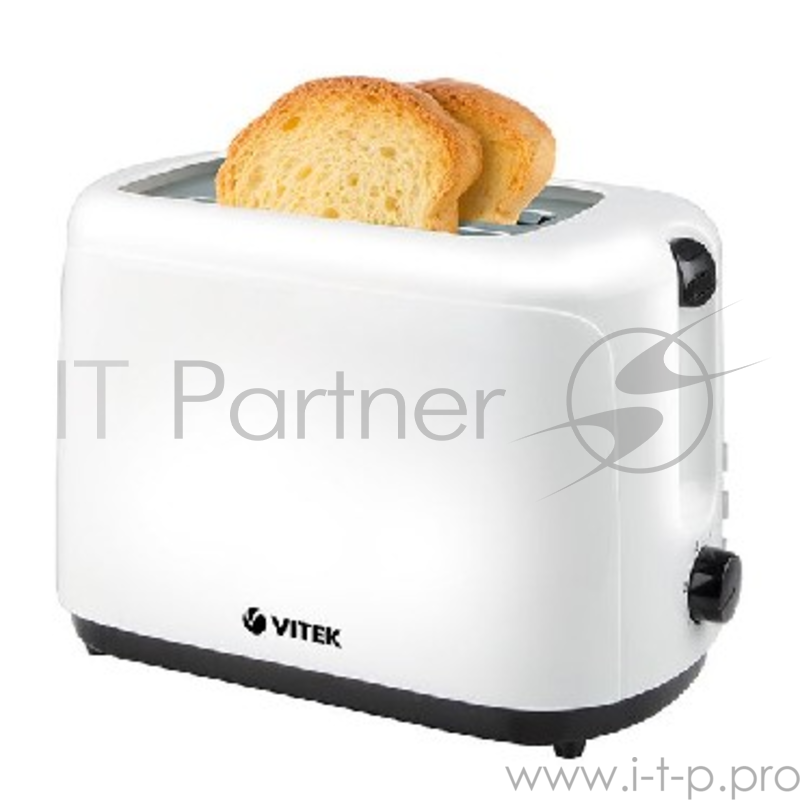 Тостер VITEK VT-1578(BW) Мощность 750 вт.Материал корпуса пластик,количество тостов 2
