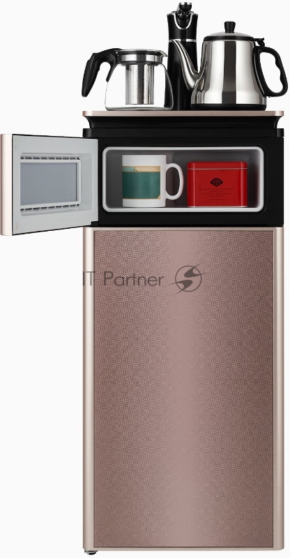 Кулер напольный с чайным столиком AEL Тиабар LD-AEL-51а gold