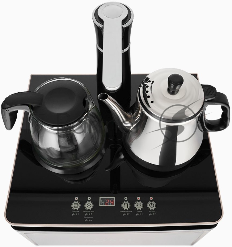 Кулер напольный с чайным столиком AEL Тиабар LD-AEL-51а gold