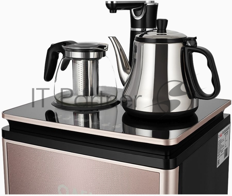 Кулер напольный с чайным столиком AEL Тиабар LD-AEL-51а gold