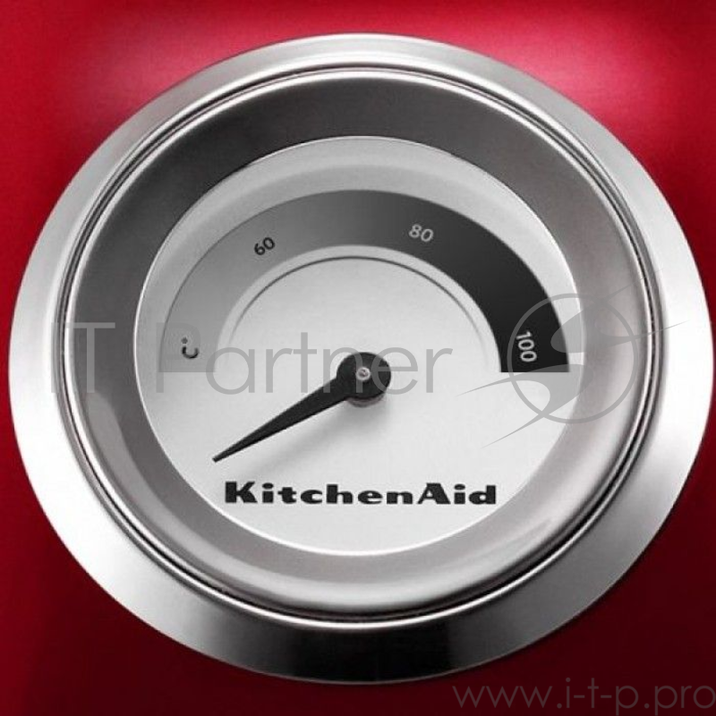 Чайник электрический KitchenAid 5KEK1522 1.5л. 2400Вт серебристый матовый/красный(корпус: алюминий)