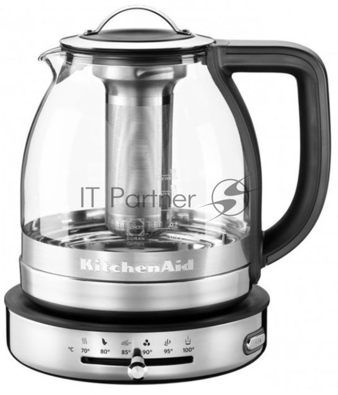 Чайник электрический KitchenAid 5KEK1322 1.5л. 2000Вт серебристый матовый/серебристый(корпус: металл)