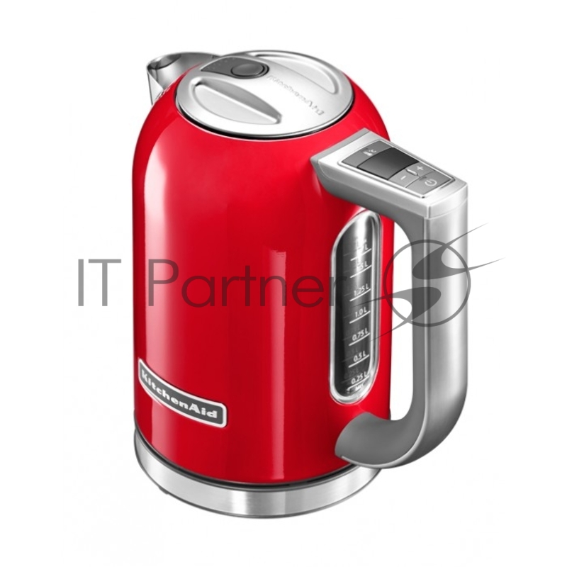 Чайник электрический KitchenAid 5KEK1722 1.7л. 2400Вт красный/серебристый (корпус: нержавеющая сталь)