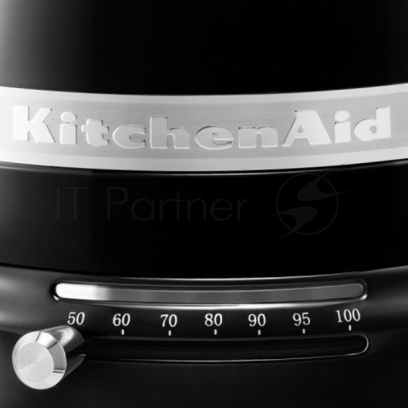 Чайник электрический KitchenAid 5KEK1522 1.5л. 2400Вт черный матовый/серебристый (корпус: алюминий)