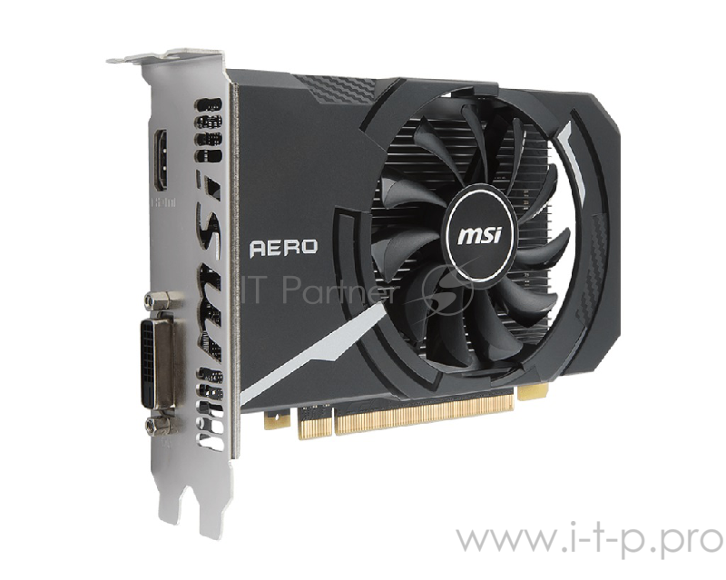 Видеокарта MSI GT1030 AERO ITX OC 2Gb GDDR5 64bit DVI-D, HDMI (GT 1030 AERO ITX 2G OC) RTL