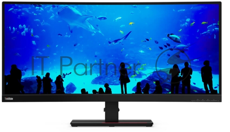 Монитор Lenovo 34 ThinkVision T34w-20 черный IPS 4ms 21:9 HDMI HAS Pivot 350cd 178гр/178гр 3440x1440 DisplayPort WQHD USB 9.91кг
