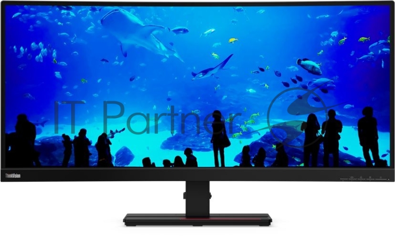 Монитор Lenovo 34 ThinkVision T34w-20 черный IPS 4ms 21:9 HDMI HAS Pivot 350cd 178гр/178гр 3440x1440 DisplayPort WQHD USB 9.91кг