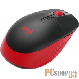 Мышь LOGITECH M190 Full-size wireless mouse - RED - 2.4GHZ - EMEA - M190