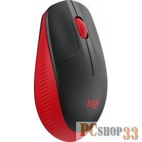 Мышь LOGITECH M190 Full-size wireless mouse - RED - 2.4GHZ - EMEA - M190