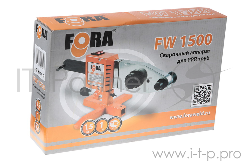 Аппарат для сварки пластиковых труб FORA 1500 1500Вт от 20 до 40 мм