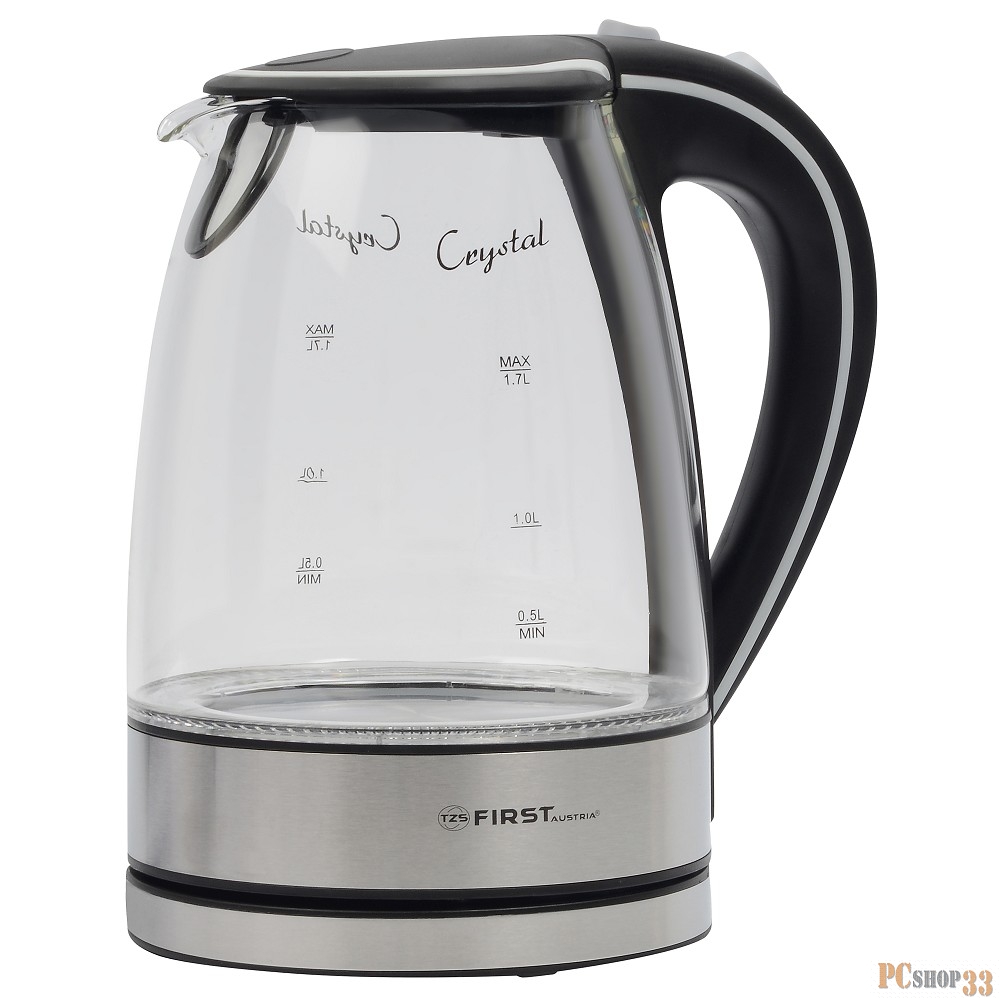 Чайник Чайник FIRST FA-5406-2-BA, стеклянный, 1.7 л, подсветка