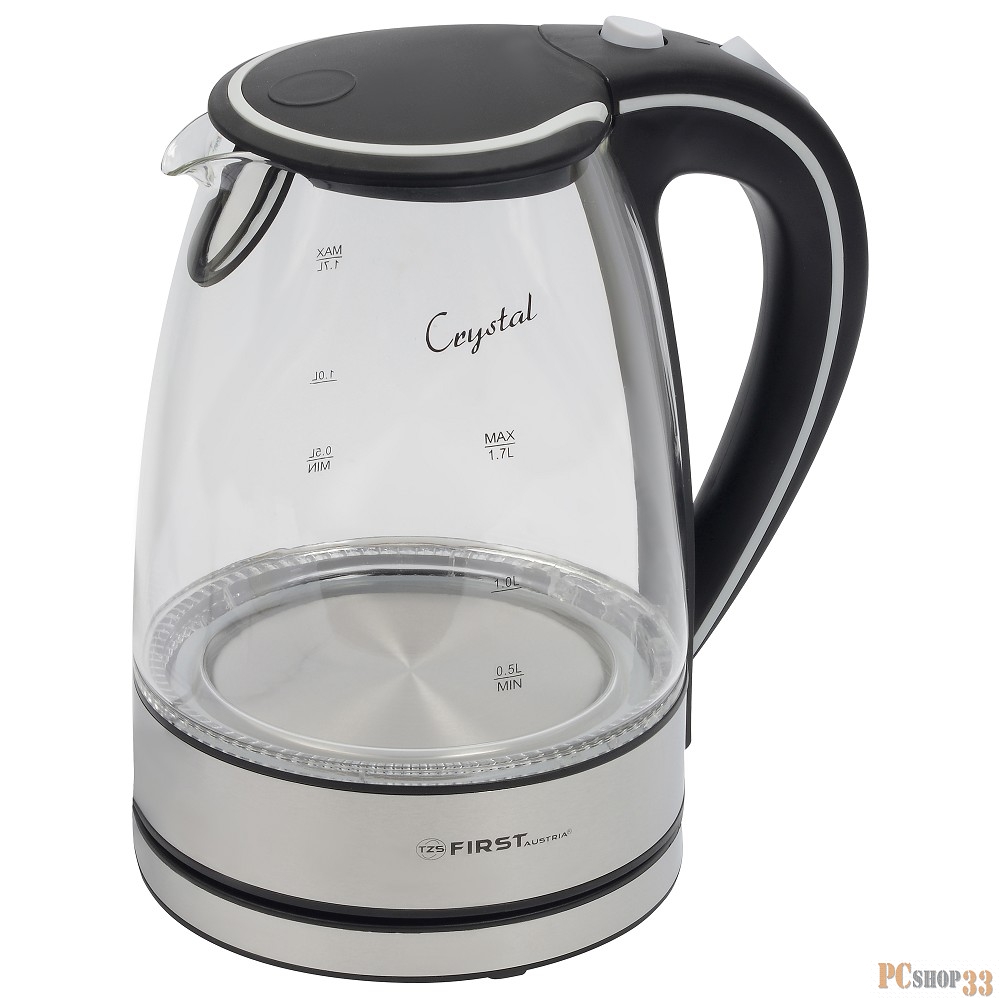 Чайник Чайник FIRST FA-5406-2-BA, стеклянный, 1.7 л, подсветка