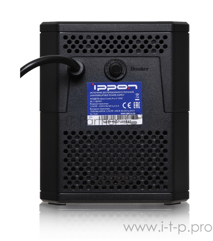 Источник бесперебойного питания Ippon Back Comfo Pro II 1050 600Вт 1050ВА