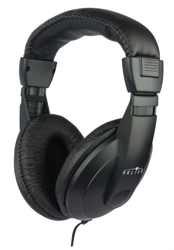 Наушники мониторы Oklick HP-M211V 1.8м черный проводные (оголовье)