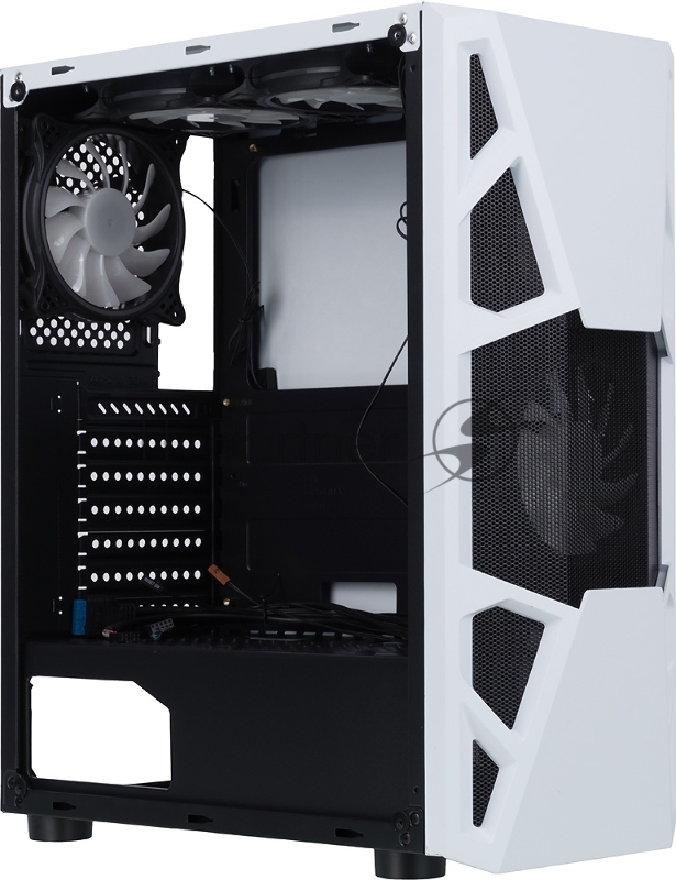 Корпус Formula CL-3303W RGB белый без БП ATX 6x120mm 2xUSB2.0 1xUSB3.0 audio bott PSU