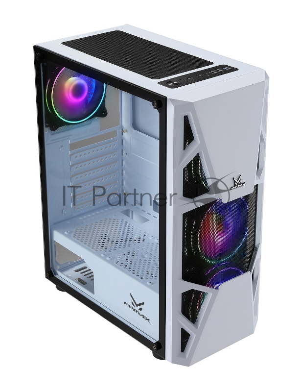 Корпус Formula CL-3303W RGB белый без БП ATX 6x120mm 2xUSB2.0 1xUSB3.0 audio bott PSU