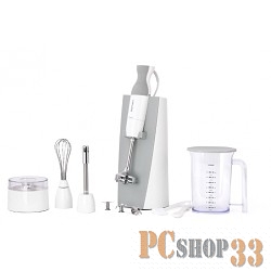 Блендер Блендер погружной element, el'blendia grey, EW06PG 120W, эл. управление, белый+серый