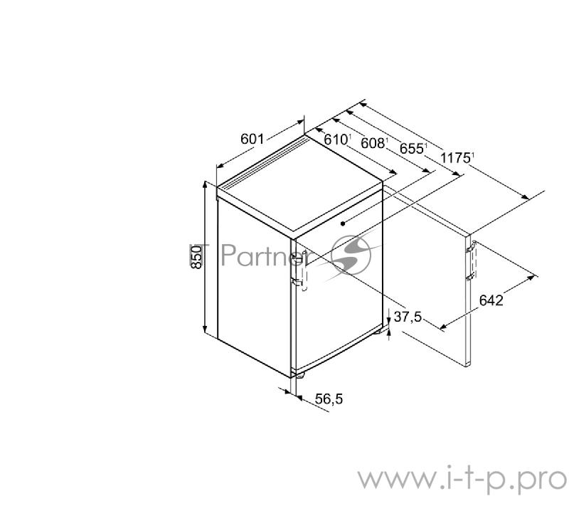 Холодильник Liebherr TPesf 1714 22001 серебристый