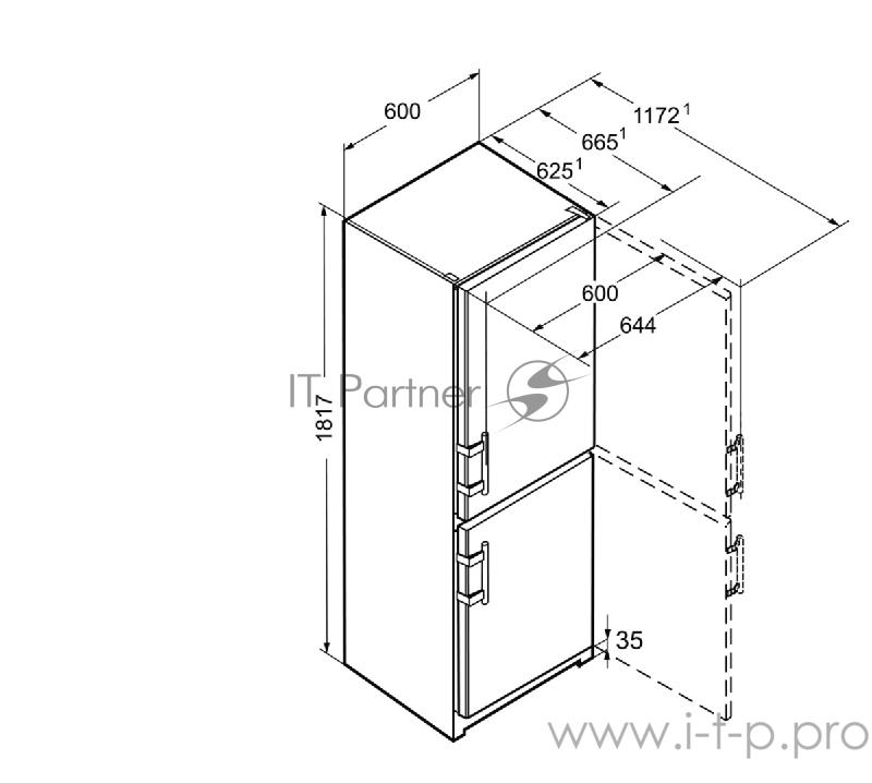 Холодильник CN 3515-21 001 LIEBHERR
