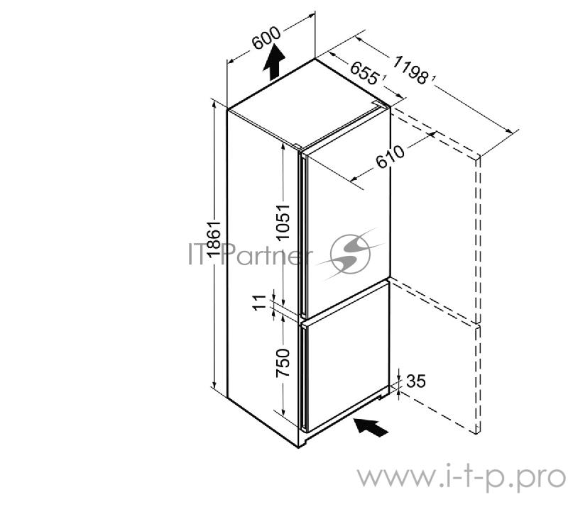 Холодильники LIEBHERR CNP 4313 24001 белый