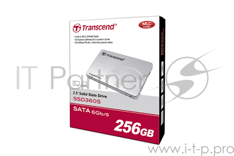 накопитель Transcend SSD 256GB 360 Series TS256GSSD360S {SATA3.0}