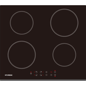 Индукционная варочная поверхность Hyundai HHI 6740 BG черный