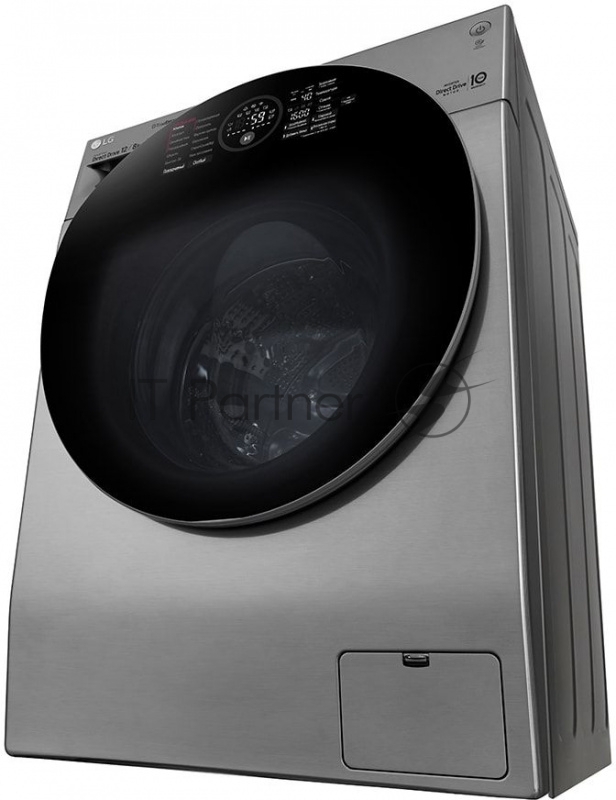 Стиральная машина с сушкой LG FH6G1BCH6N серебристая