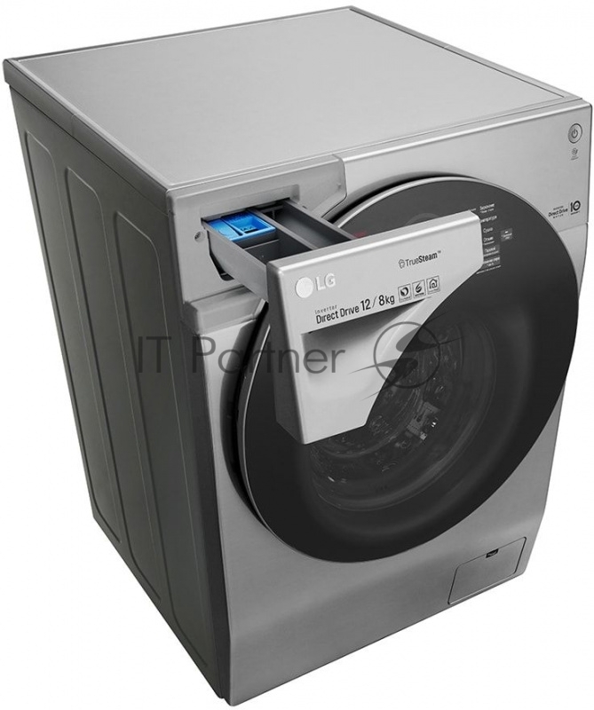Стиральная машина с сушкой LG FH6G1BCH6N серебристая