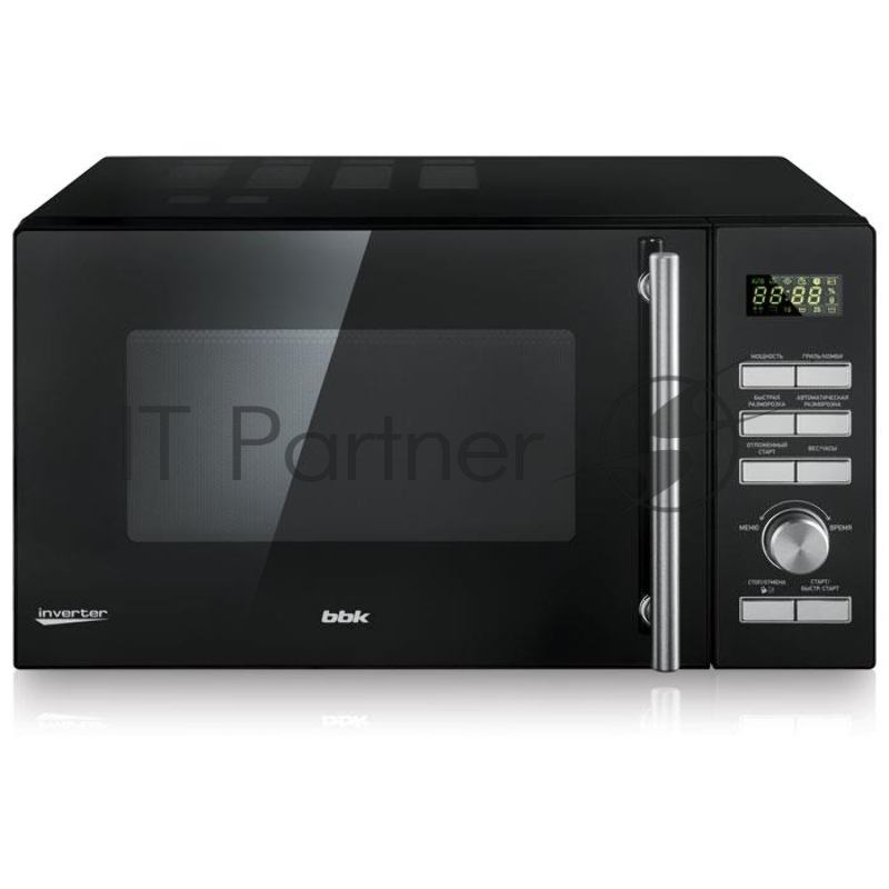 Микроволновые печи BBK 25MWI-939T/B черныймощность 900Вт Инверторная, Объем 25 л. Упр. Тактовое Цвет Черный, Ручка.