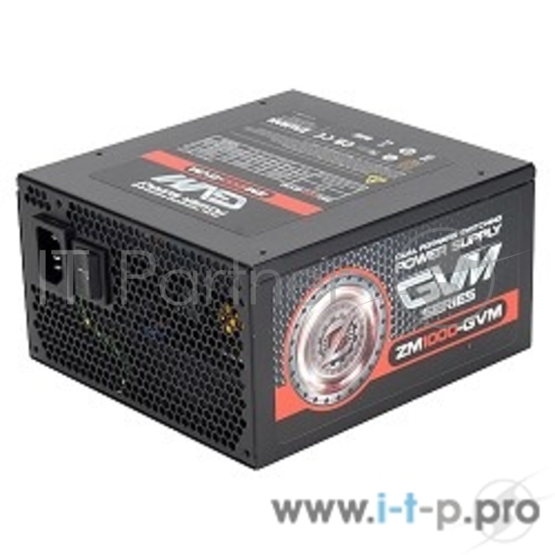Блок питания Zalman GV ZM1000-GVM 1000W, ATX12V v2.3, APFC, 14cm Fan, 80+ Bronze, Ret