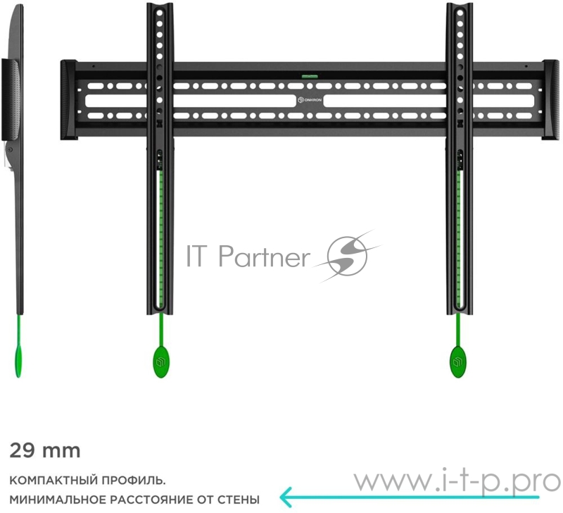 ТВ кронштейн /43-85 BLACK NN16 ONKRON