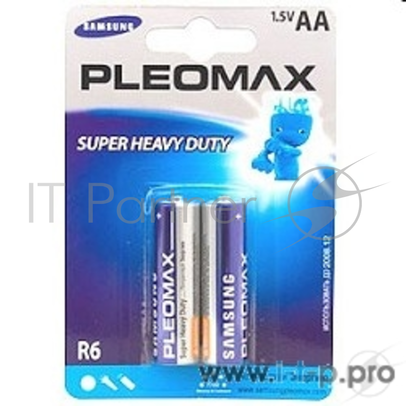 Батарейка SAMSUNG PLEOMAX R6-2BL АА (2шт. в уп-ке)