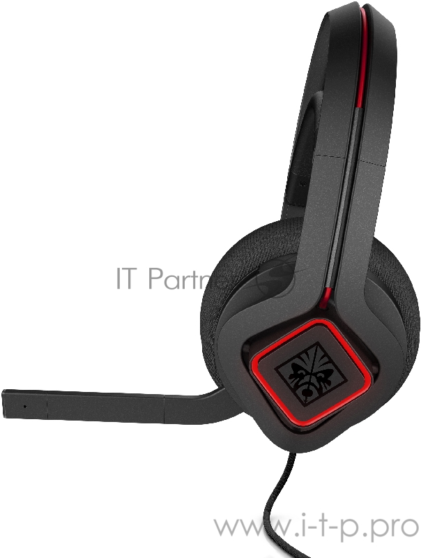 Наушники с микрофоном HP OMEN Mindframe2 BLK Headset черный/красный 1.8м накладные USB оголовье (6MF35AA)