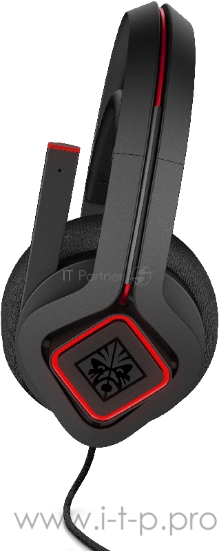 Наушники с микрофоном HP OMEN Mindframe2 BLK Headset черный/красный 1.8м накладные USB оголовье (6MF35AA)