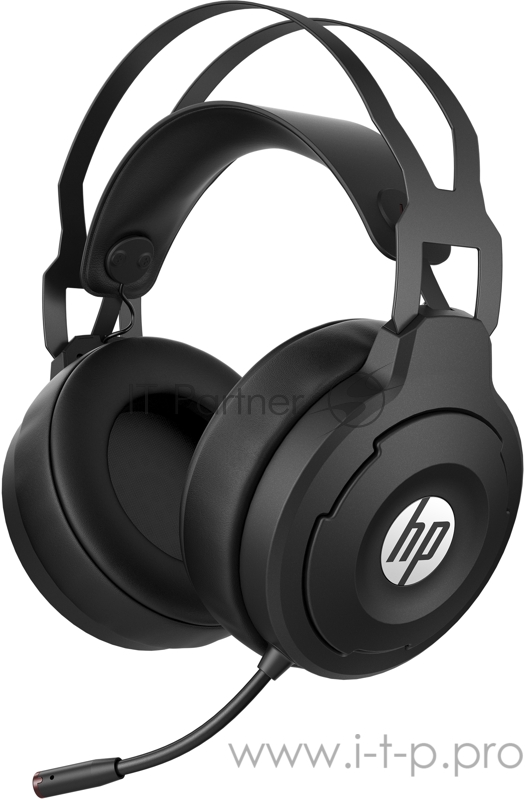Наушники с микрофоном HP X1000 черный накладные Radio оголовье (7HC43AA)