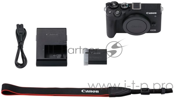 Фотоаппарат Canon EOS M6 Mark II черный 32.5Mpix 3 1080p WiFi LP-E17 (без объектива)