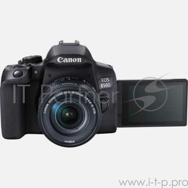 Зеркальный Фотоаппарат Canon EOS 850D черный 24.1Mpix EF-S 18-55mm f/4-5.6 IS STM 3 1080p Full HD SDXC Li-ion