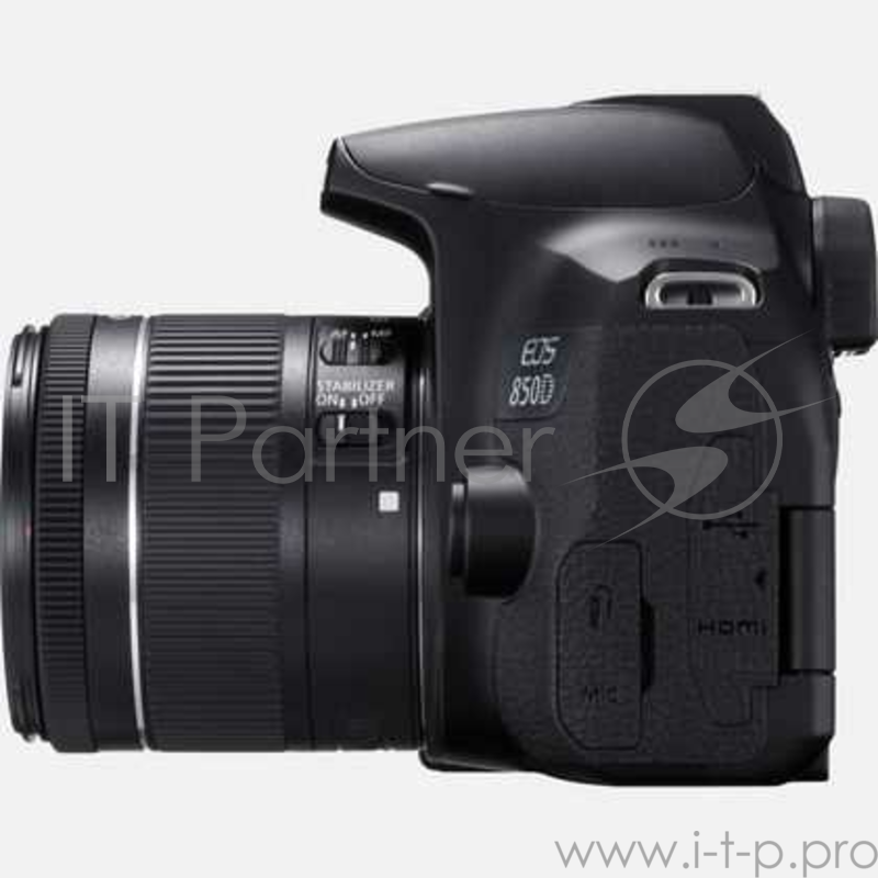 Зеркальный Фотоаппарат Canon EOS 850D черный 24.1Mpix EF-S 18-55mm f/4-5.6 IS STM 3 1080p Full HD SDXC Li-ion