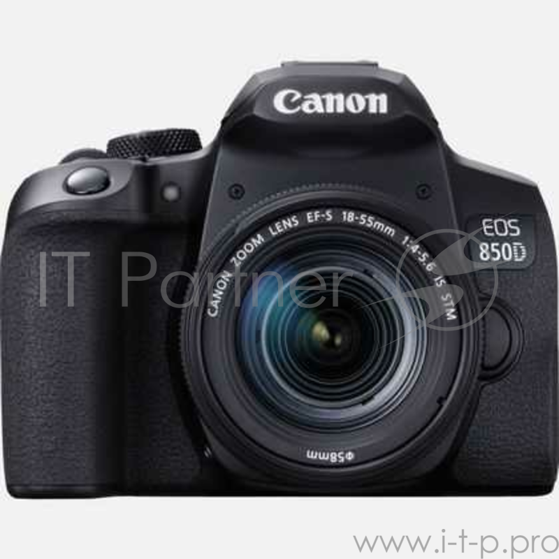 Зеркальный Фотоаппарат Canon EOS 850D черный 24.1Mpix EF-S 18-55mm f/4-5.6 IS STM 3 1080p Full HD SDXC Li-ion