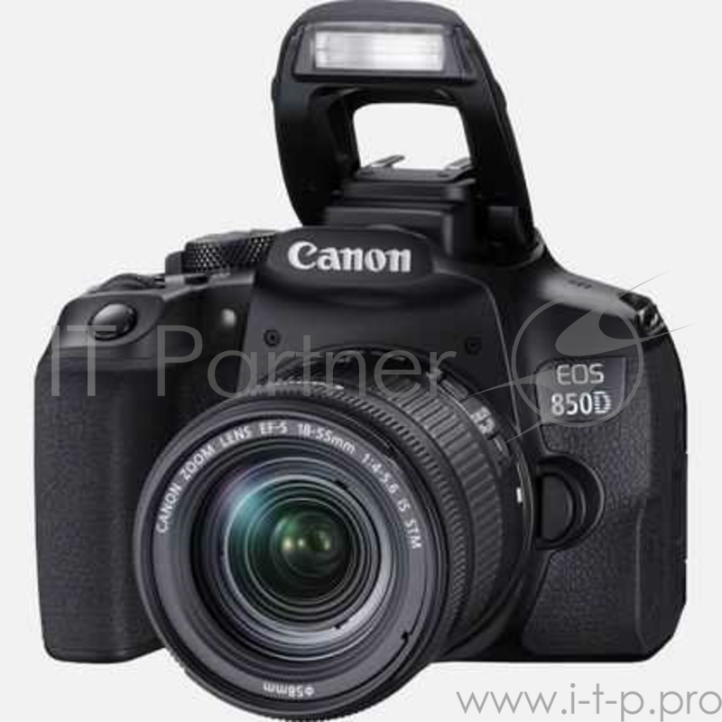 Зеркальный Фотоаппарат Canon EOS 850D черный 24.1Mpix EF-S 18-55mm f/4-5.6 IS STM 3 1080p Full HD SDXC Li-ion
