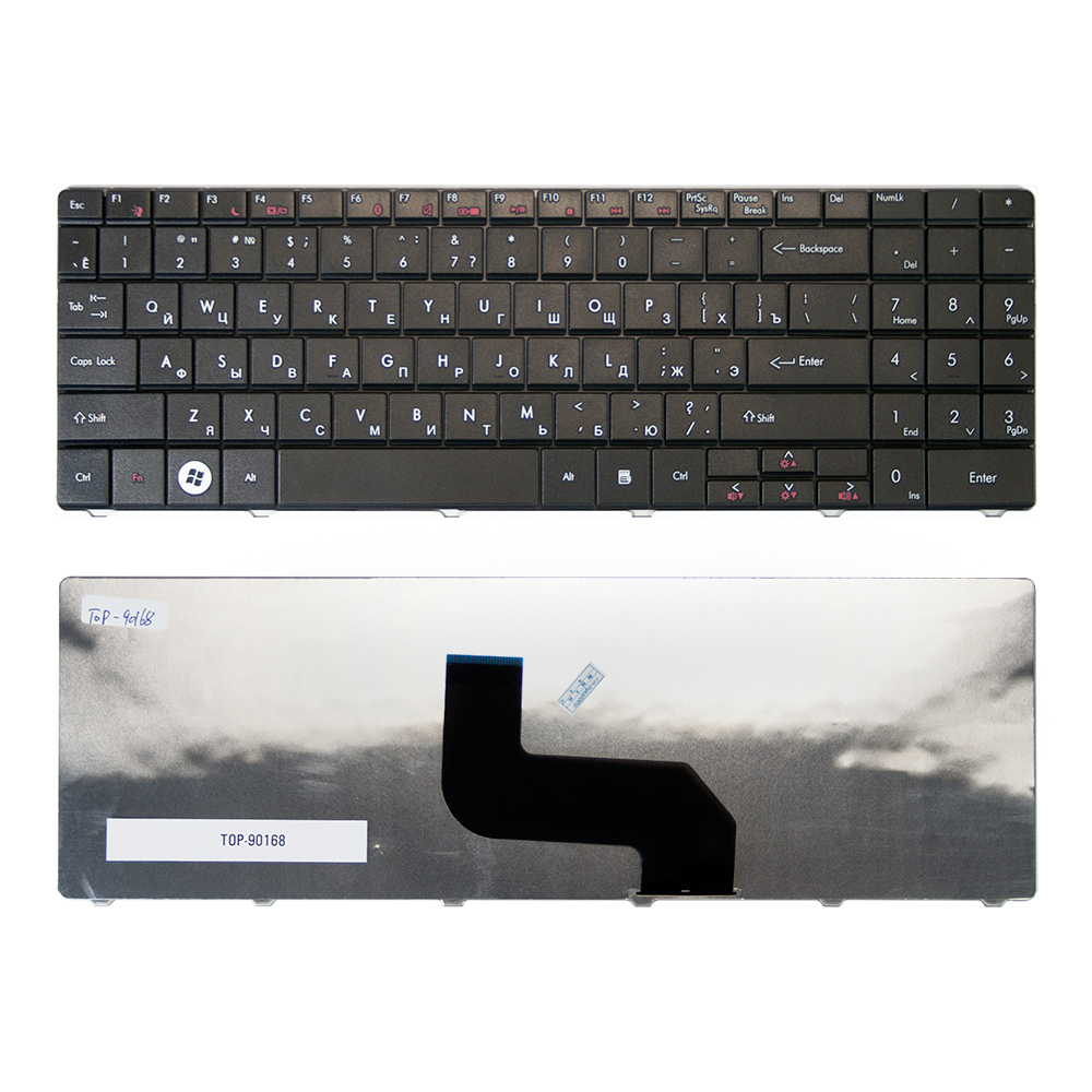 Клавиатура для ноутбука Packard Bell EasyNote DT85 LJ61 LJ63 LJ65 Gateway NV52 NV53 Series. Черная.