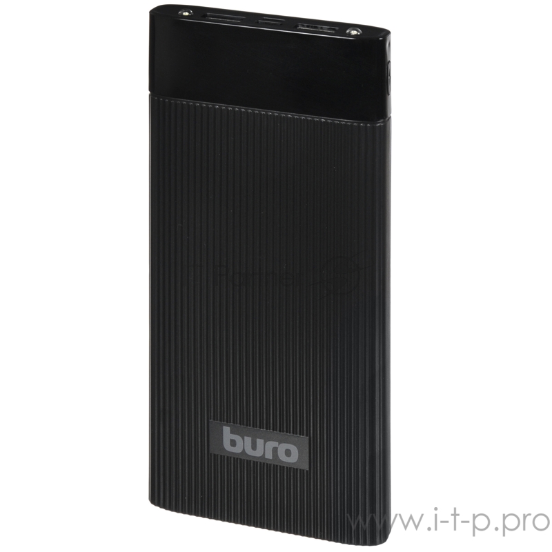 Мобильный аккумулятор Buro RLP-12000-B Li-Pol 12000mAh 2.1A+2.1A черный 2xUSB