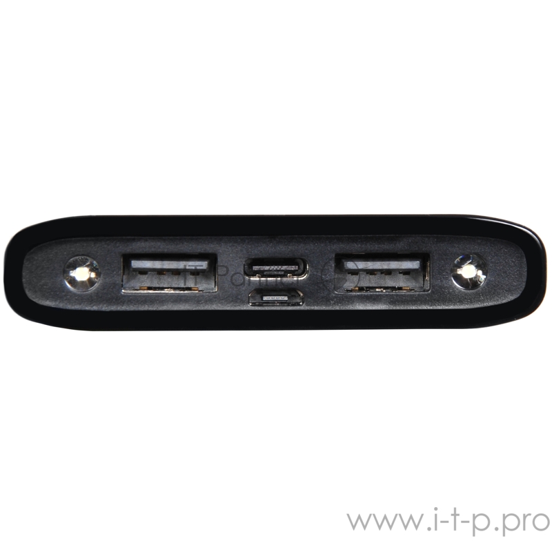 Мобильный аккумулятор Buro RLP-12000-B Li-Pol 12000mAh 2.1A+2.1A черный 2xUSB